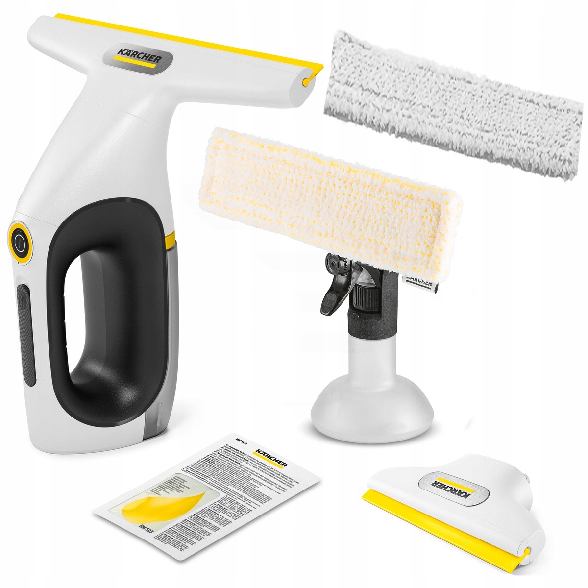 Karcher Wv 2 Univerzální Precision Čistič Oken Ostřikovač Přídavný Pad