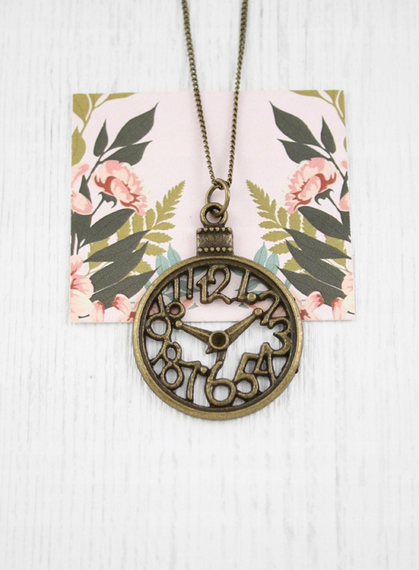 Native Bloom wisiorek ZEGAR vintage retro NB102 Marka Inna marka