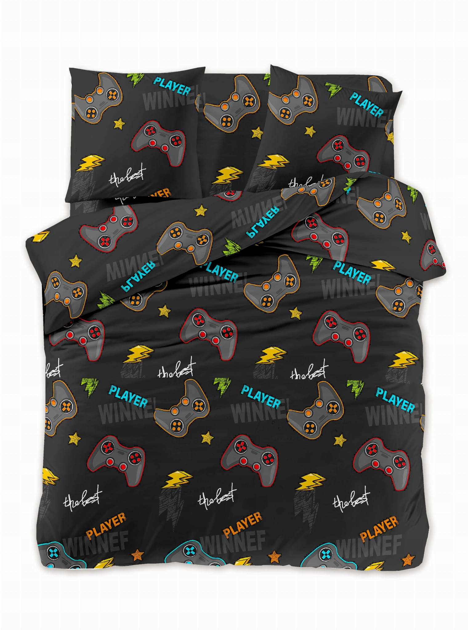 

Komplet Pościeli 3D 160x200 Gamer 2238