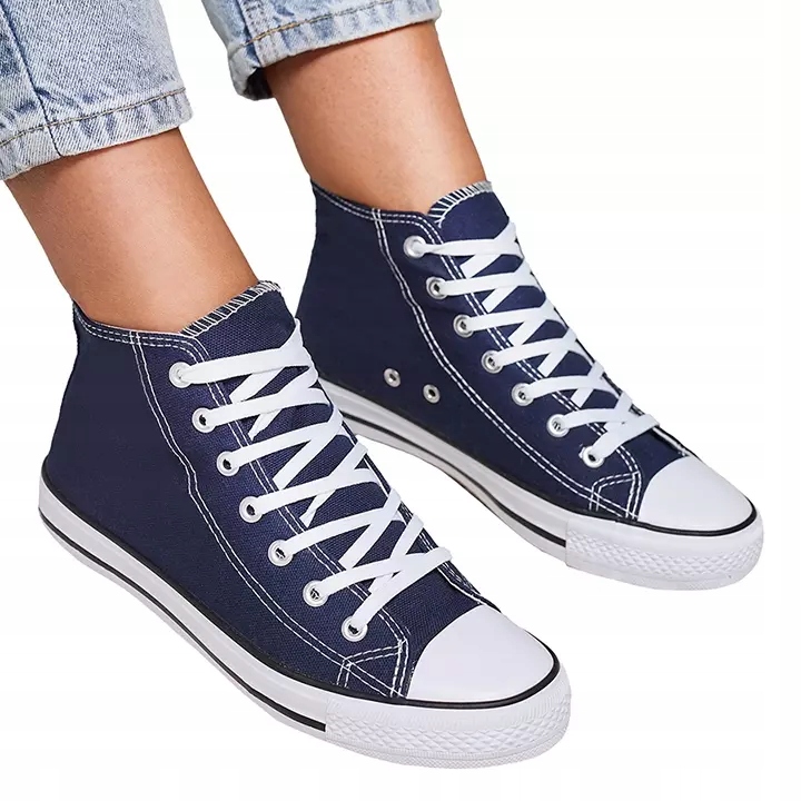

819 Granatowe Trampki Damskie Elavvi 40
