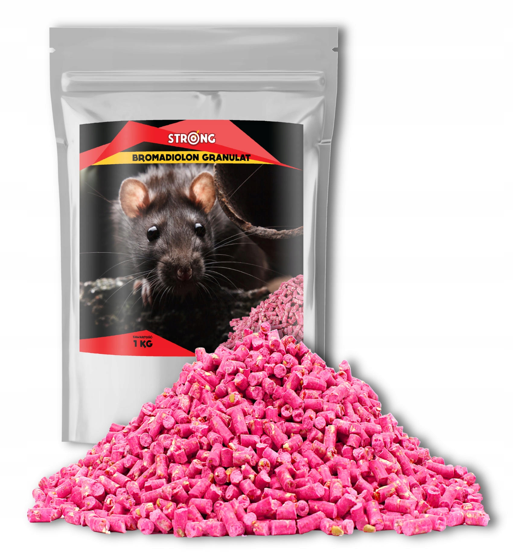 

Strong granulat na Myszy i Szczury bromadiolon 1kg