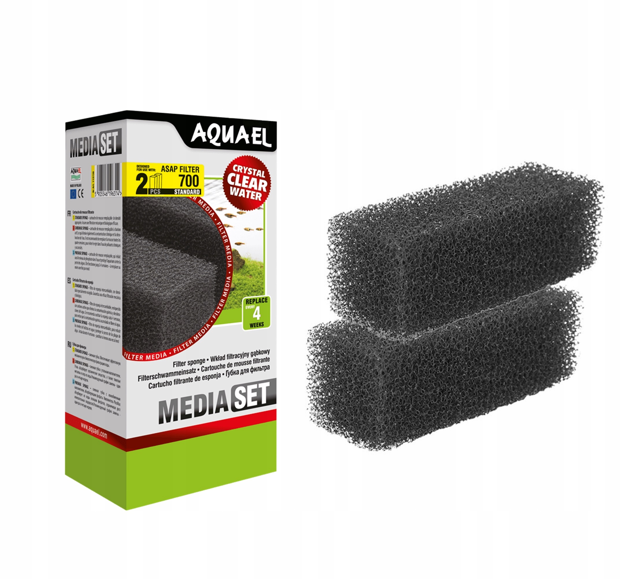 

Aquael Gąbka Asap 700 2 sztuki oryginał