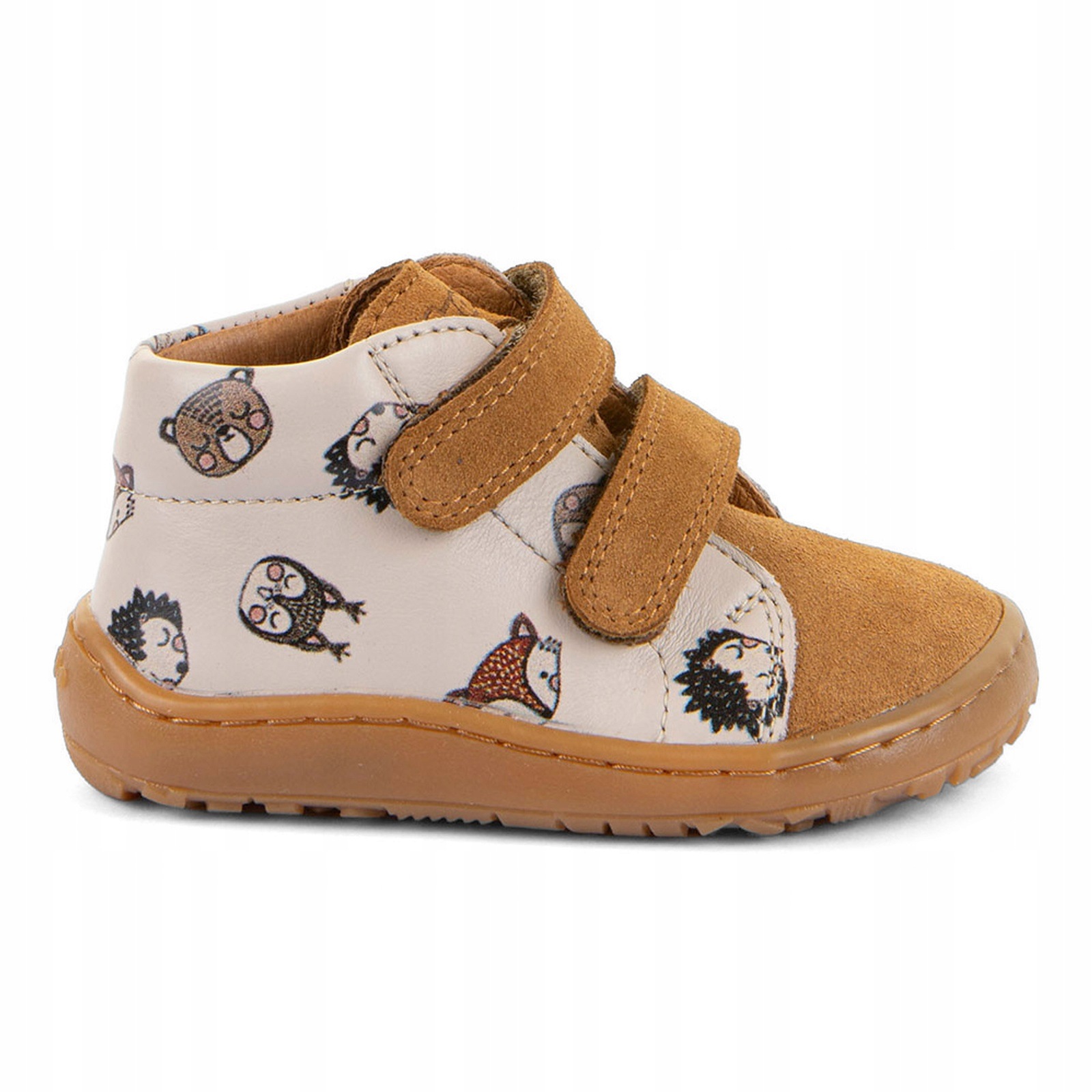 Buty barefoot skórzane lekkie chłopięce Froddo First Step Cognac Forest 22