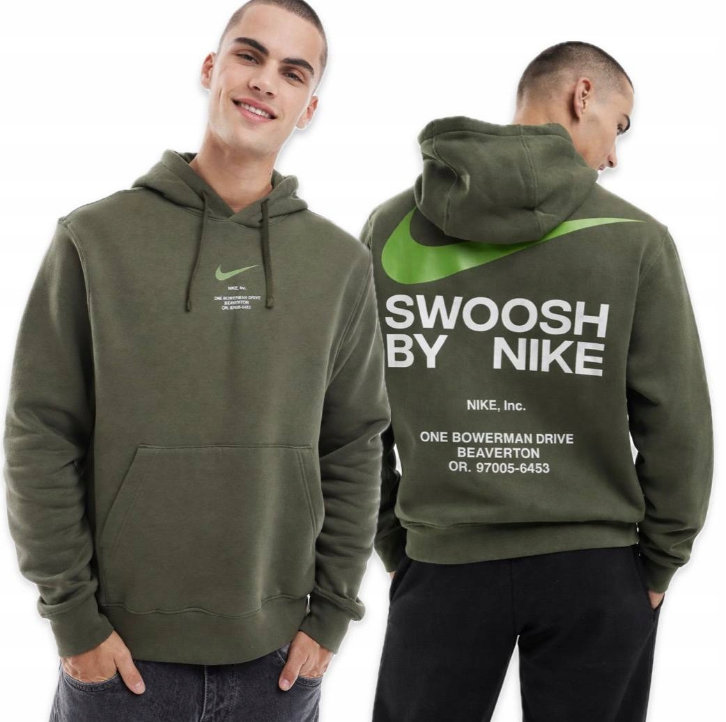 Pánská mikina Nike Air s kapucí, sportovní, jarní, bavlněná, pro každodenní nošení, M