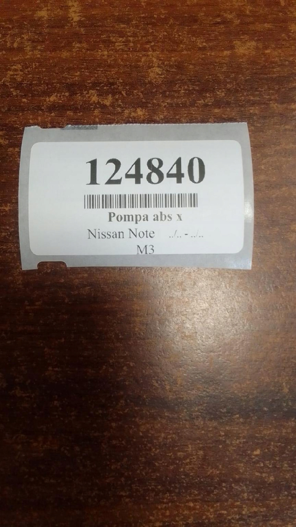 NISSAN NOTE Pompa ABS 0265231732