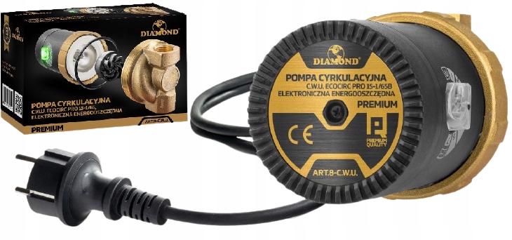 

Energooszczędna Pompa Cyrkulacyjna C.w.u. Diamond
