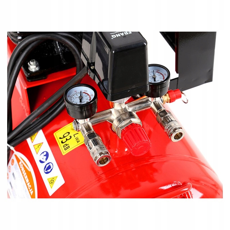 KOMPRESOR OLEJOWY SPRĘŻARKA 150L 2TŁOKOWY 400V 8bar K&D PROFESIONAL Ciśnienie maksymalne 8 bar