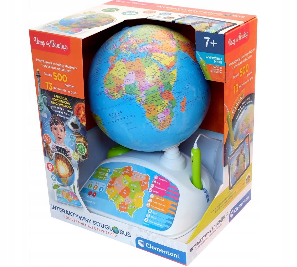 INTERAKTYWNY EDU GLOBUS CLEMENTONI 50847