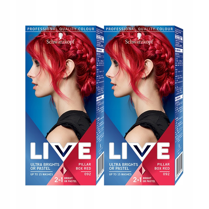 

Live Farba do Włosów Czerwień 092 PillarBoxRed x2