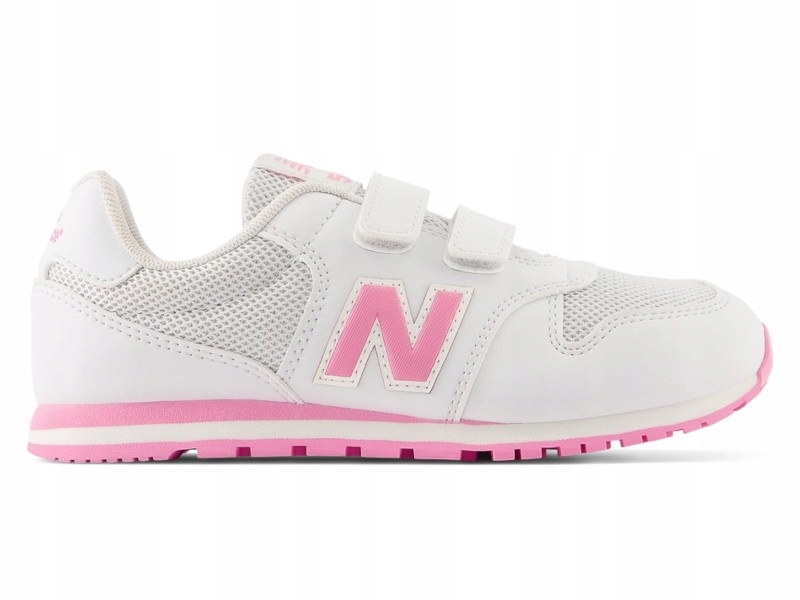 Buty dziecięce New Balance 500 PV500QP1 rzepy szaro różowe dziewczynka 30,5