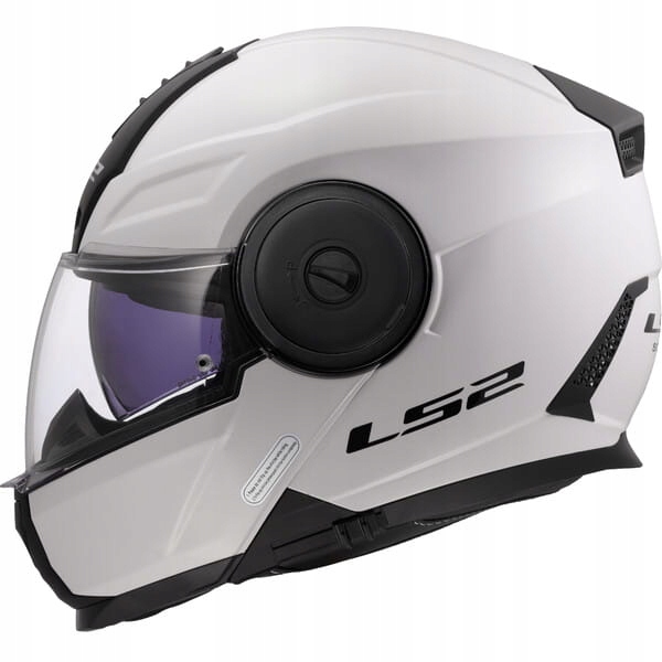 LS2 FF902 Scope II Solid White Motocyklová Prilba Modulárna Biela