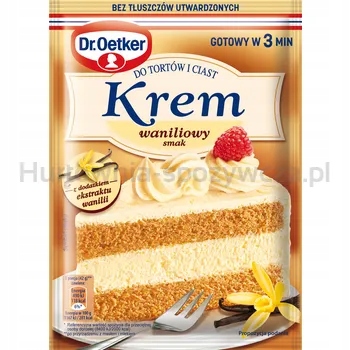 Levně Dr.Oetker Krém na dorty a koláče s vanilkovou příchutí 105 g