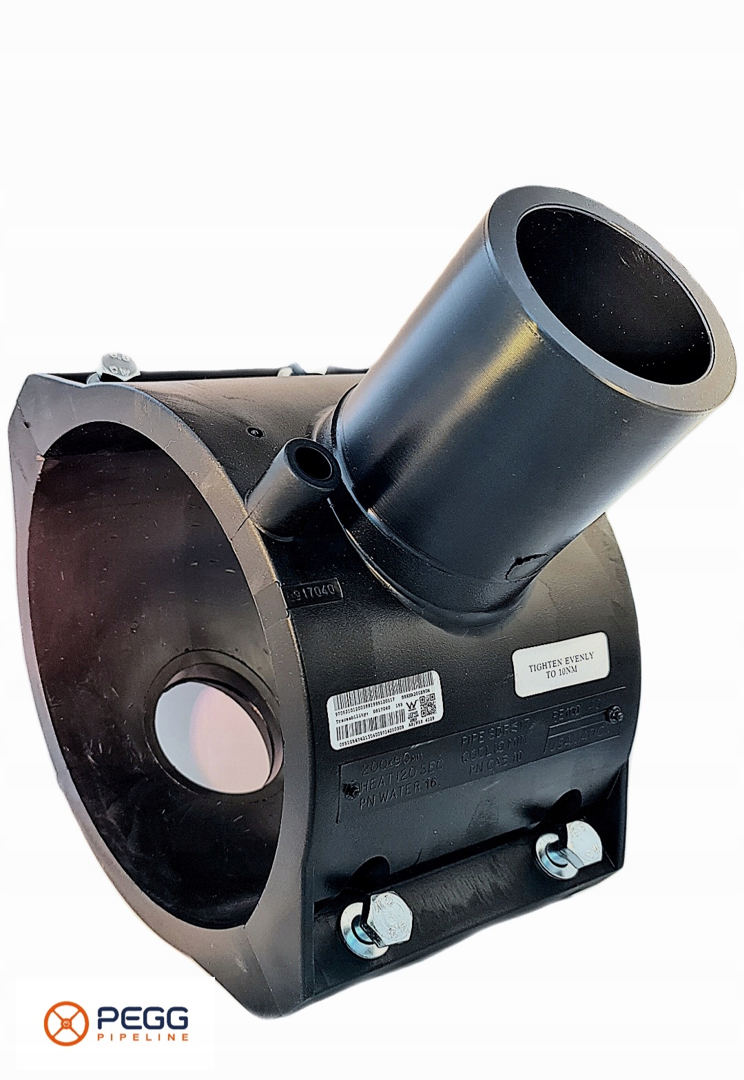 Návesová odbočka s spodnou objímkou 200 x 90 Fusion