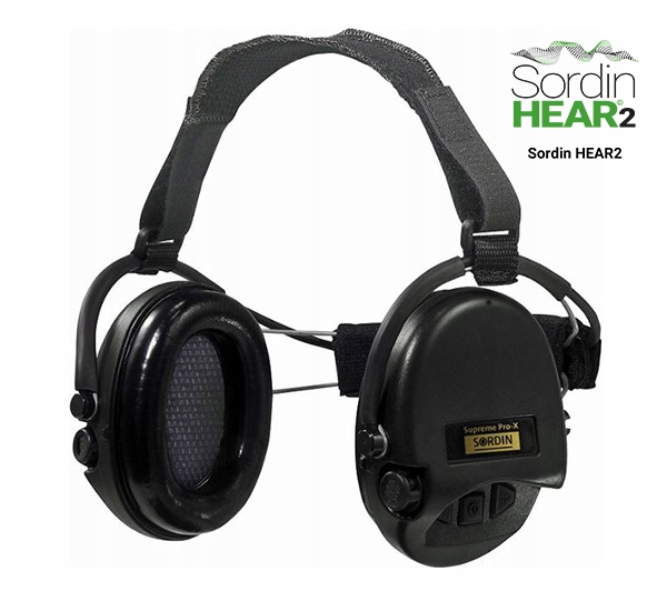 Sordin Supreme Pro X nakarkowe, czarne