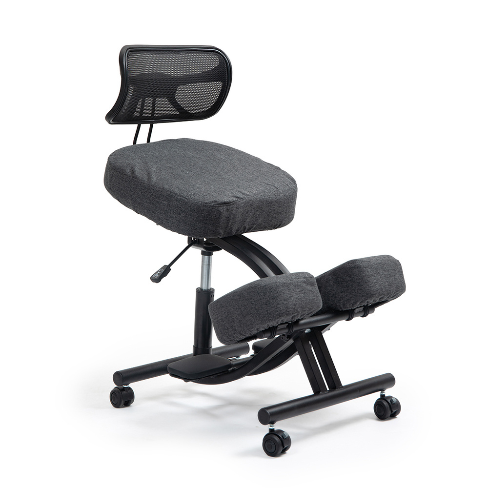 Ergonomická stolička, čierna tkanina Hozeru Kenoko