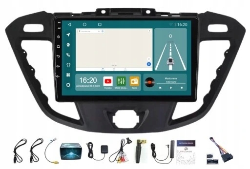Rádio Navigace Ford Transit Custom 2012-21 Carplay Android 8GB 256GB Sim