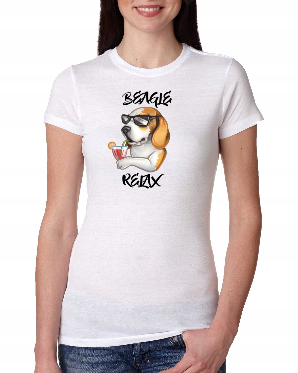 

Damska Koszulka Beagle Pies Prezent S 0902