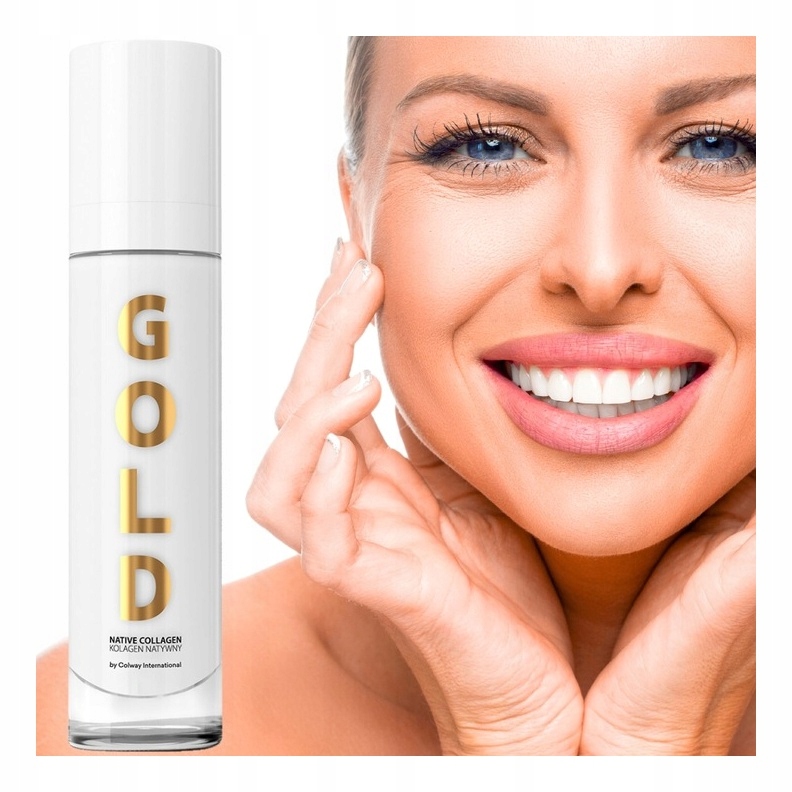 Nativní kolagen Gold 50 ml Colway Mezinárodní sérum proti stárnutí