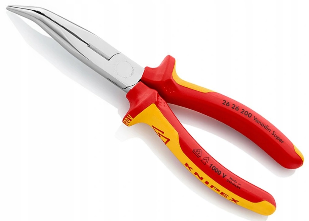 

Knipex 26 26 200 szczypce wydłużone gięte Vde 1000