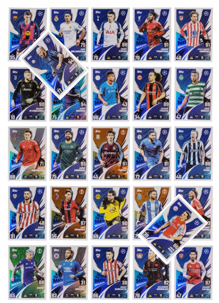Topps Match Attax 2025-2026 Komplet 27 Kart Man Of The Match