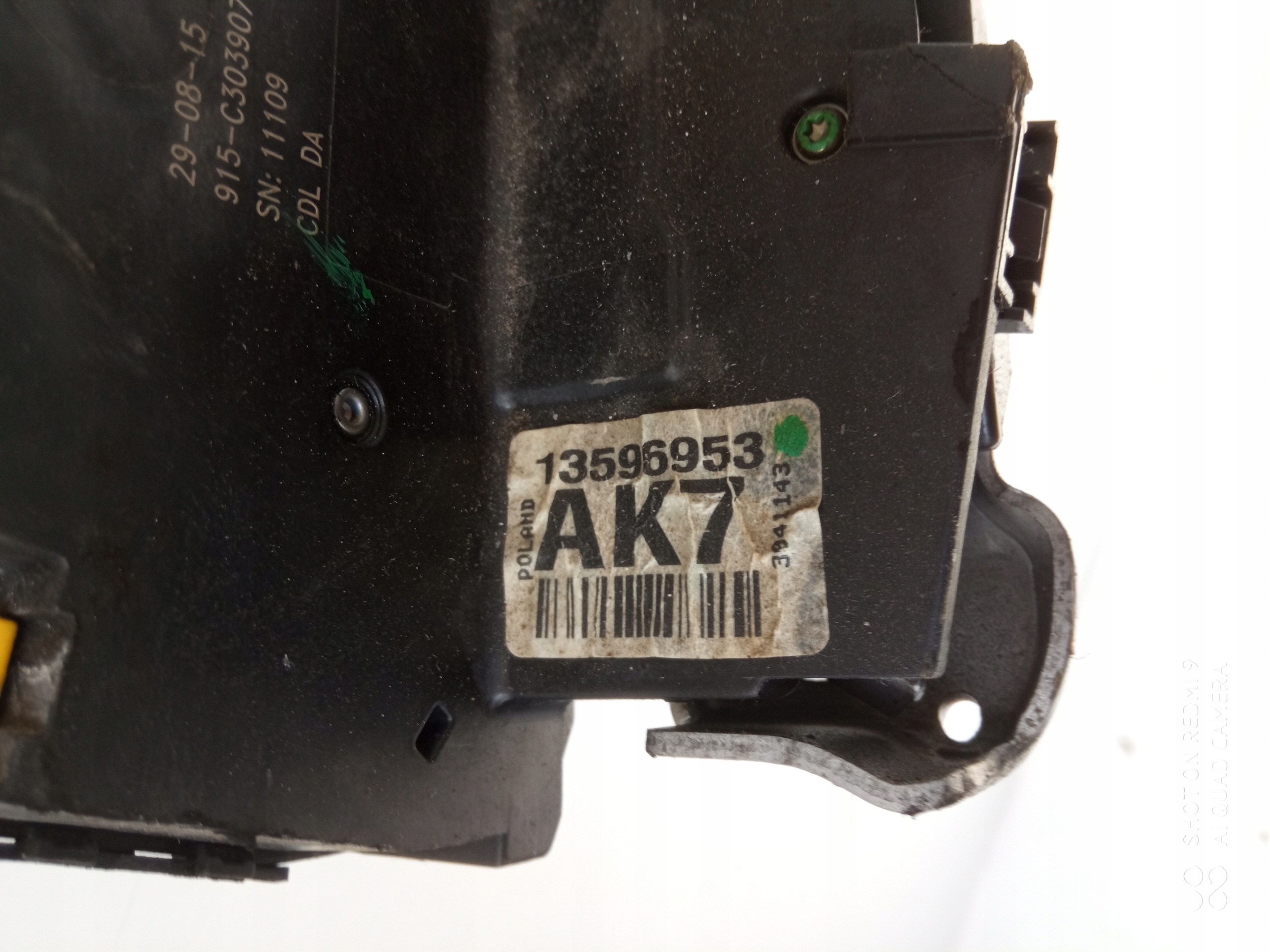 OPEL ASTRA K lock door left rear part 13596953 AK7 EU