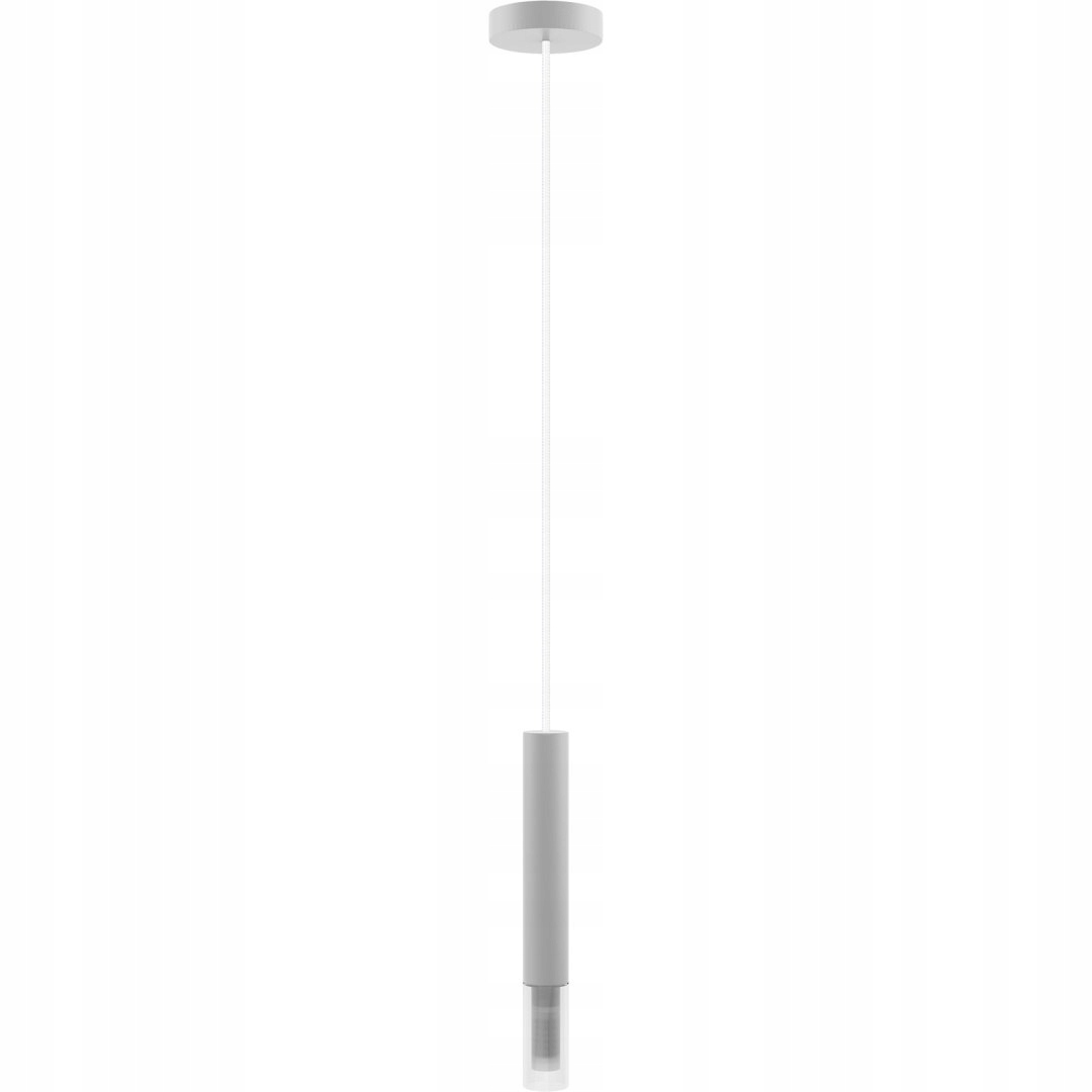 Závesná lampa biela Madera2 s tienidlom 1pl