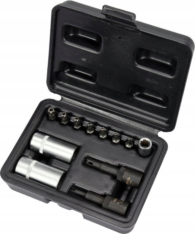 DO ZAWORÓW KLIMATYZACJI ZESTAW NASADKI I BITY 1/4