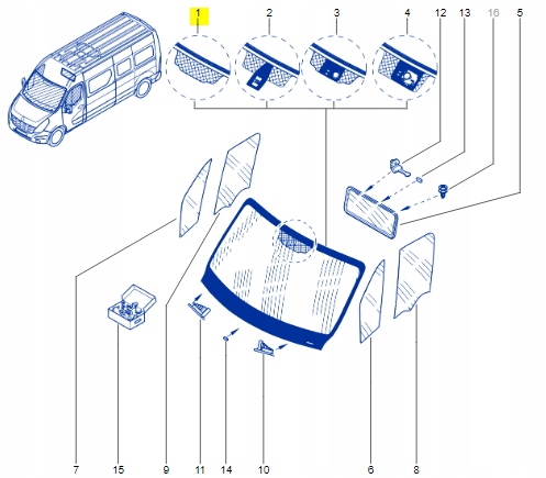 727128682R - ЛОБОВОЕ СТЕКЛО RENAULT MASTER III LIFT 19-