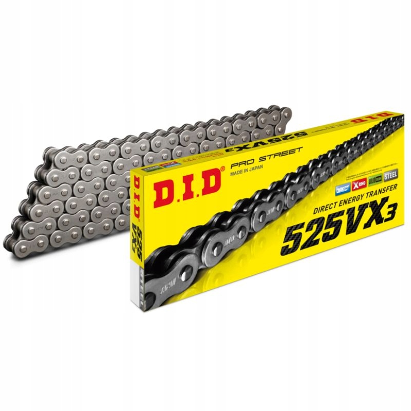 Hnací Reťazec DID 525 X-krúžok Otvorený Uzáver