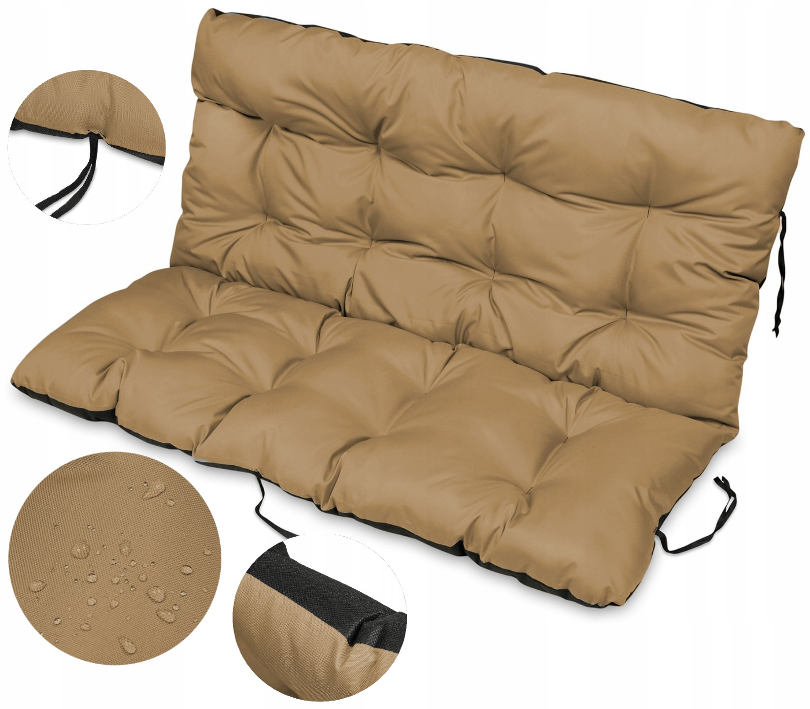 

Poduszka na ławkę ogrodową huśtawkę 180x110 cm