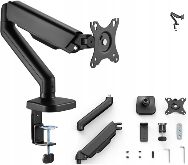 Nastavitelný držák na stojan a rameno monitoru k psacímu stolu pro monitor Lg E1941S-BN