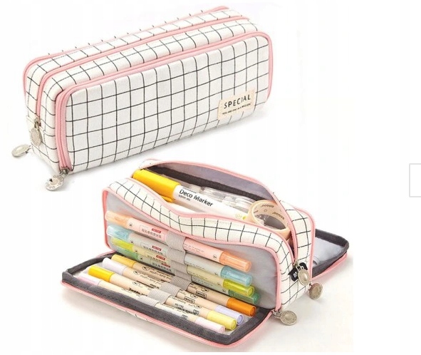 Пенал трехкамерный большой Пакетик Косметичка 3 В 1