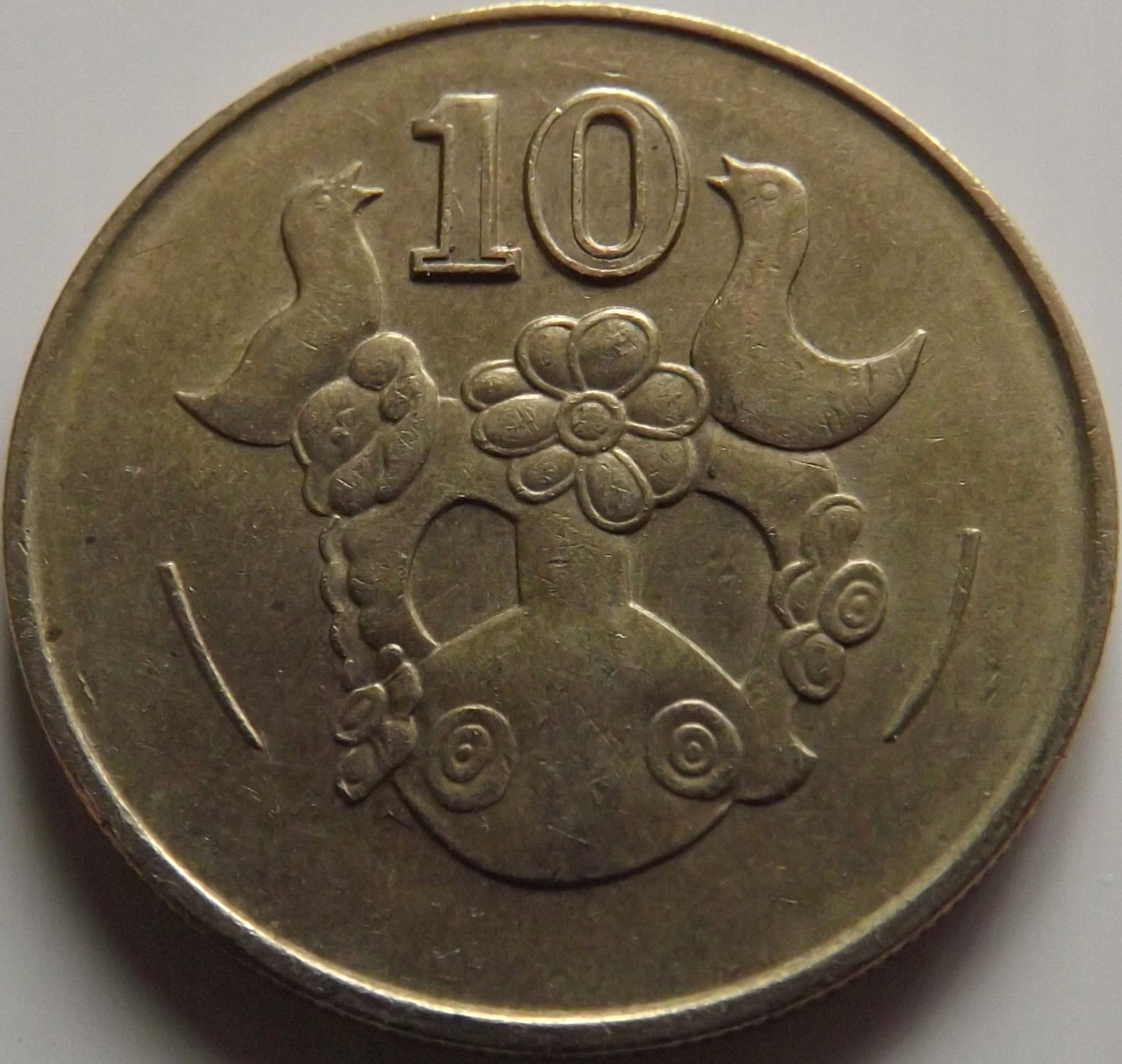 Cypr 10 centów 1998 st. 2