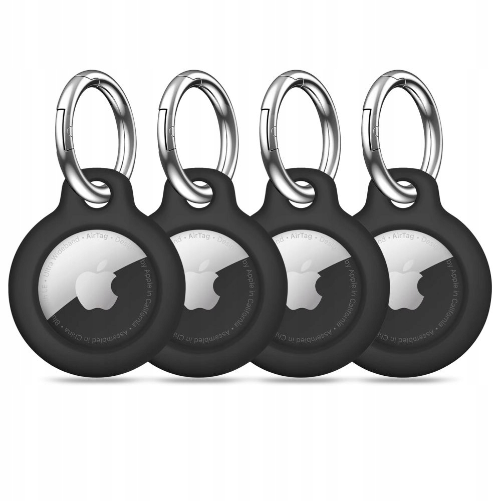 Etui do Apple Airtag Tech-Protect Rough 4-Pack czarne