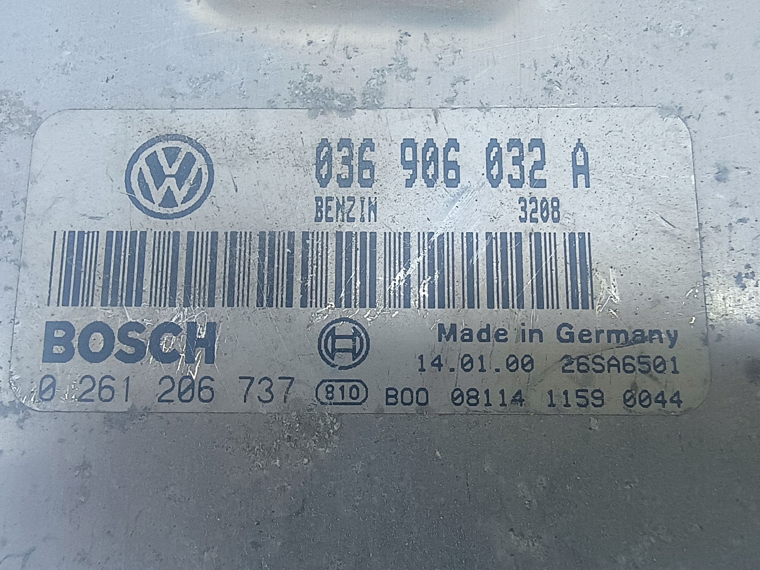 control unit of the engine 036906032A SEAT 1.4 B