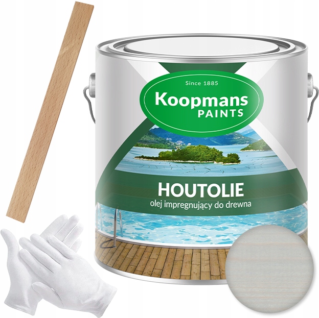 Olej do drewna Koopmans Houtolie 5l 030 szary paryski