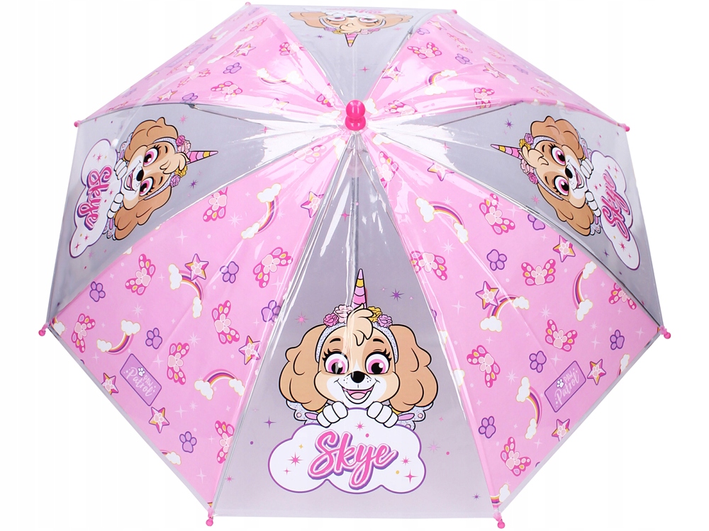Dziecięca parasolka Paw Patrol Skye Kolor różowy