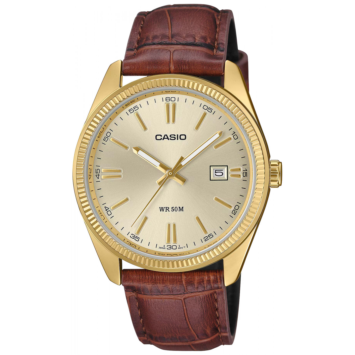 Pánské Hodinky Casio MTP-1302PGL-9AVEF hnědé
