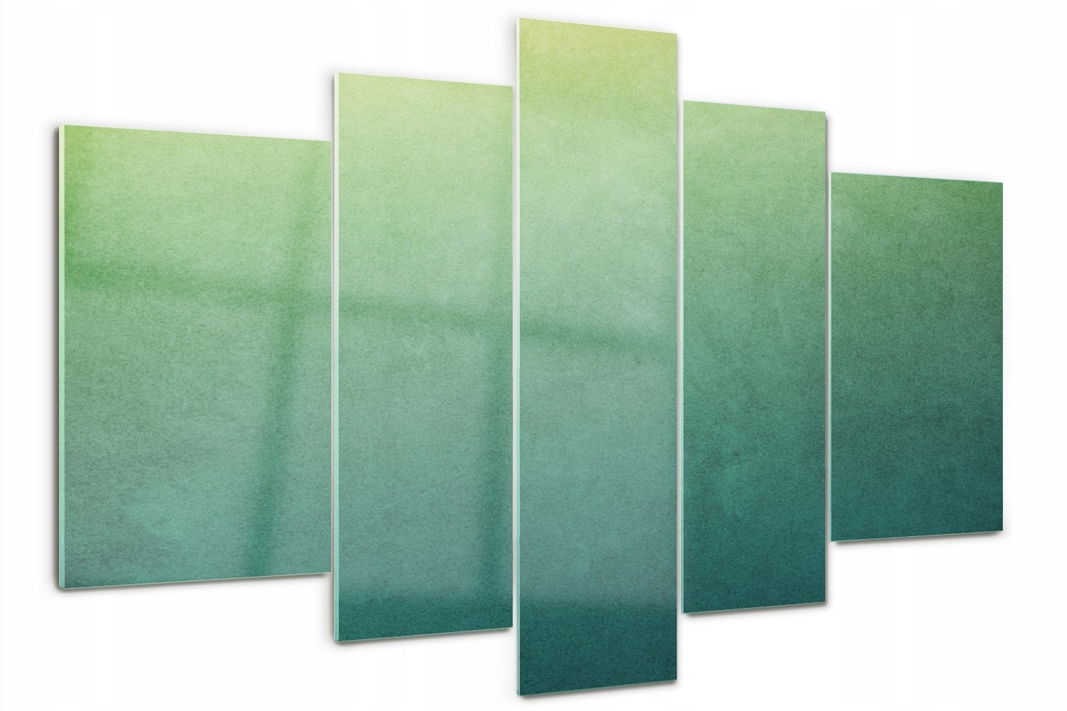 Skleněný obraz Triptych ložnice Mořský gradient