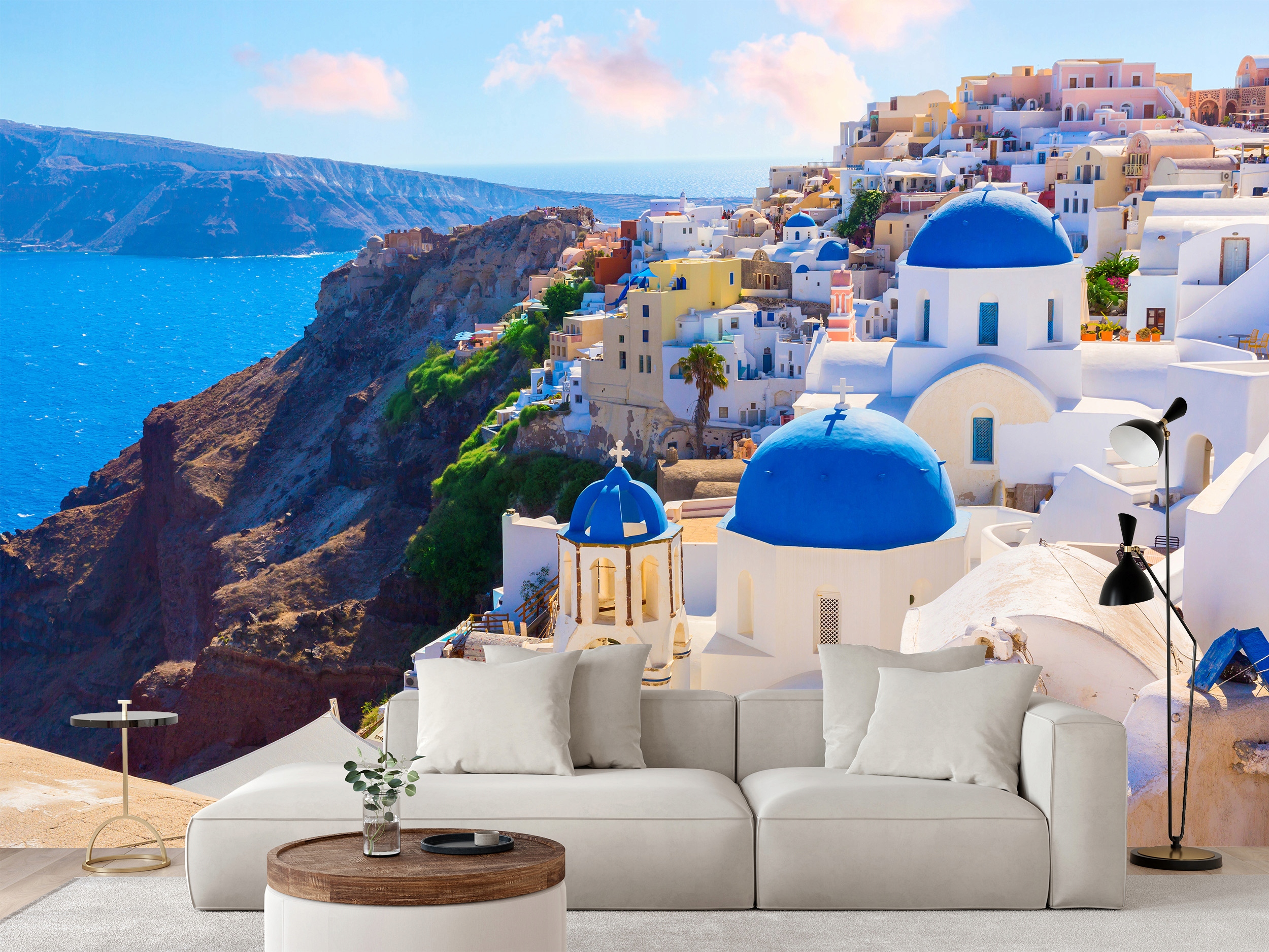 Fototapeta Ostrov Santorini Řecko 400 x 280 cm