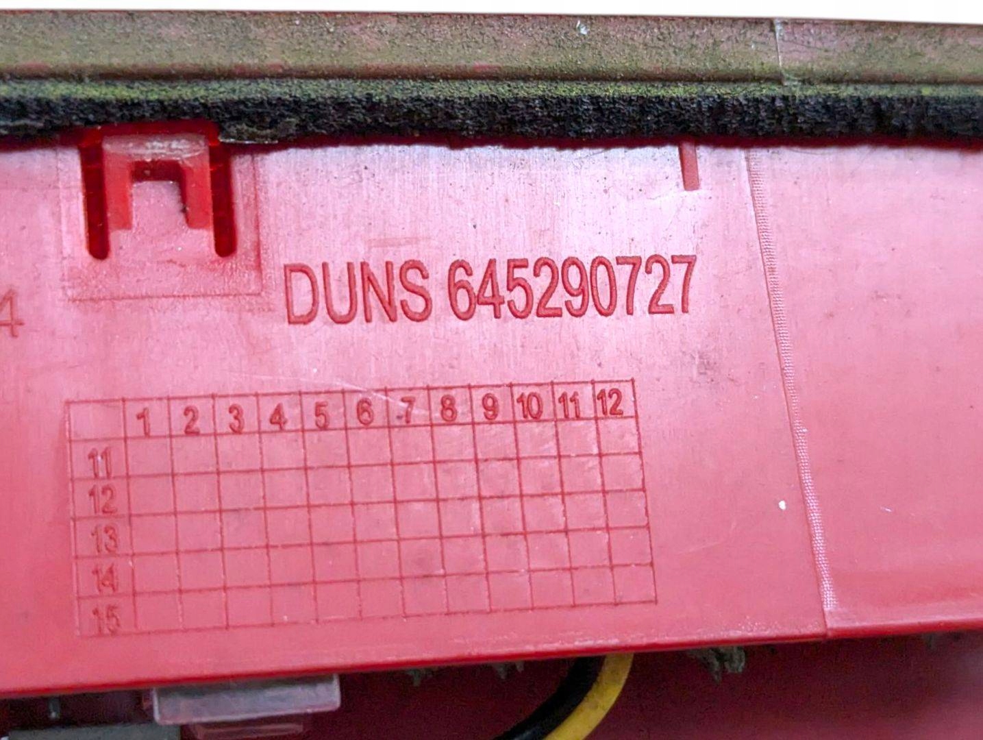 light third brake light Opel Astra J 2012 13372164