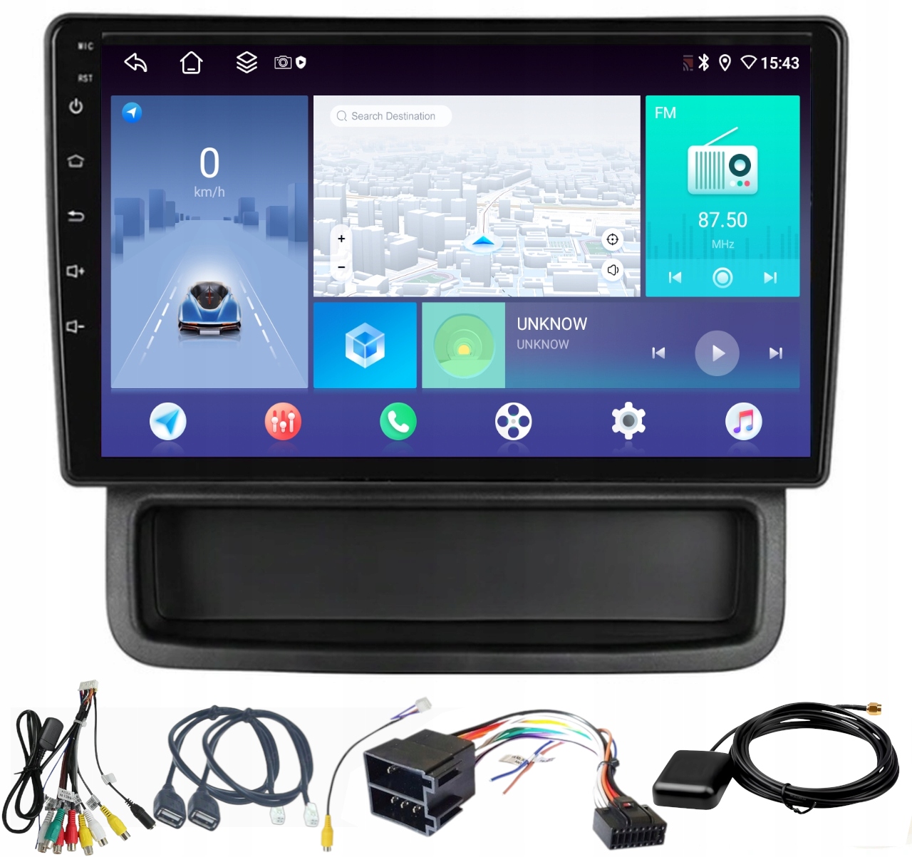 Rádio Navigácia Android Carplay Opel Vivaro 2010-2014 4GB 64GB Sim