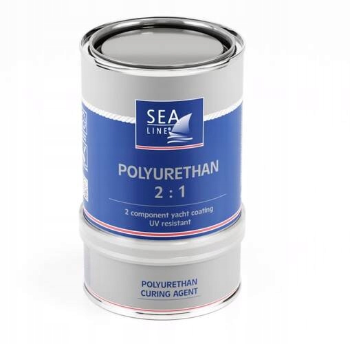 Sea-line Farba Poliuretanowa 2K Szara 7438 750ml