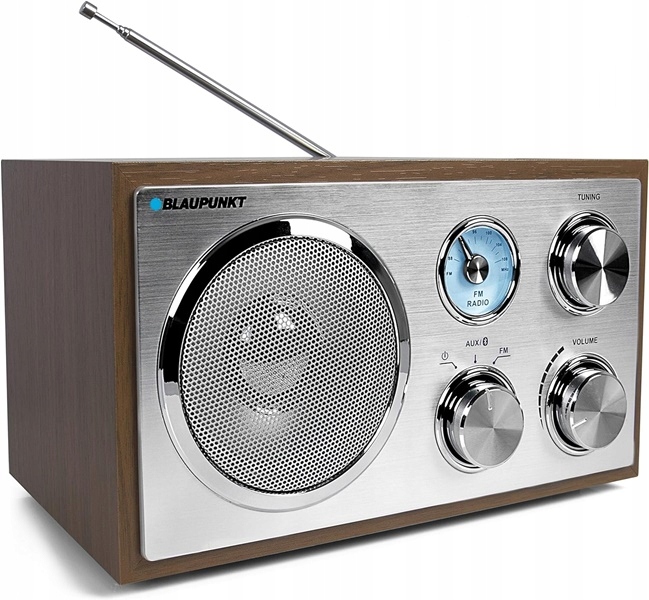 Radio sieciowe, kuchenne FM Retro Bluetooth Blaupunkt RXN180WN orzech (N)