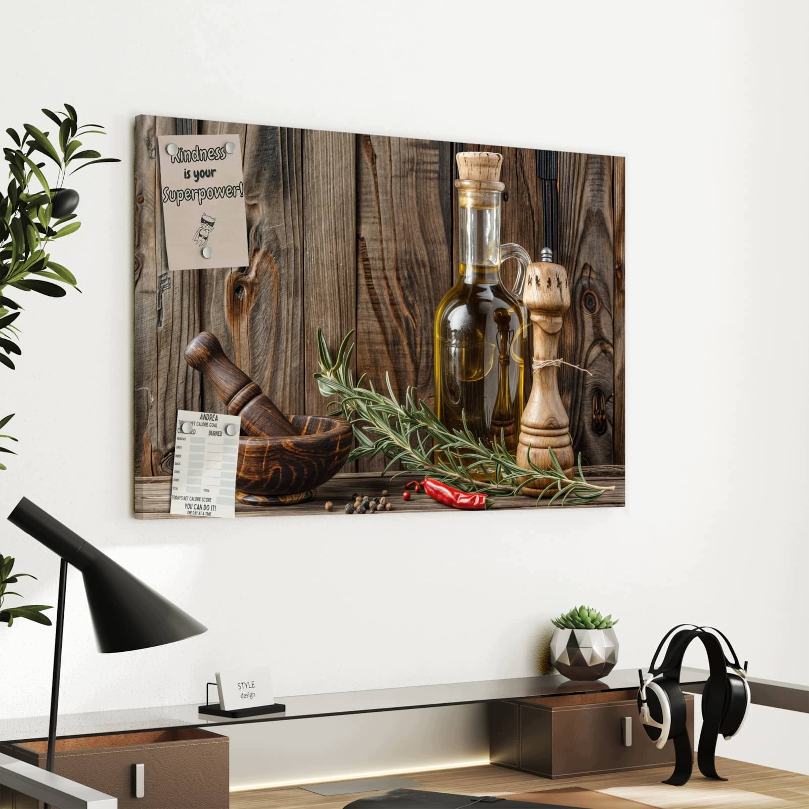 Magnetická tabule Dekorace kuchni 60 × 40 cm