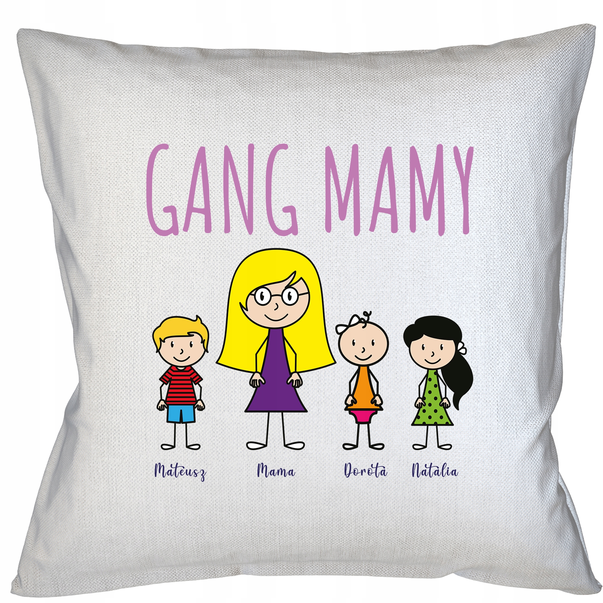 

Poduszka Gang Mamy Z Imionami Prezent Dzień Matki