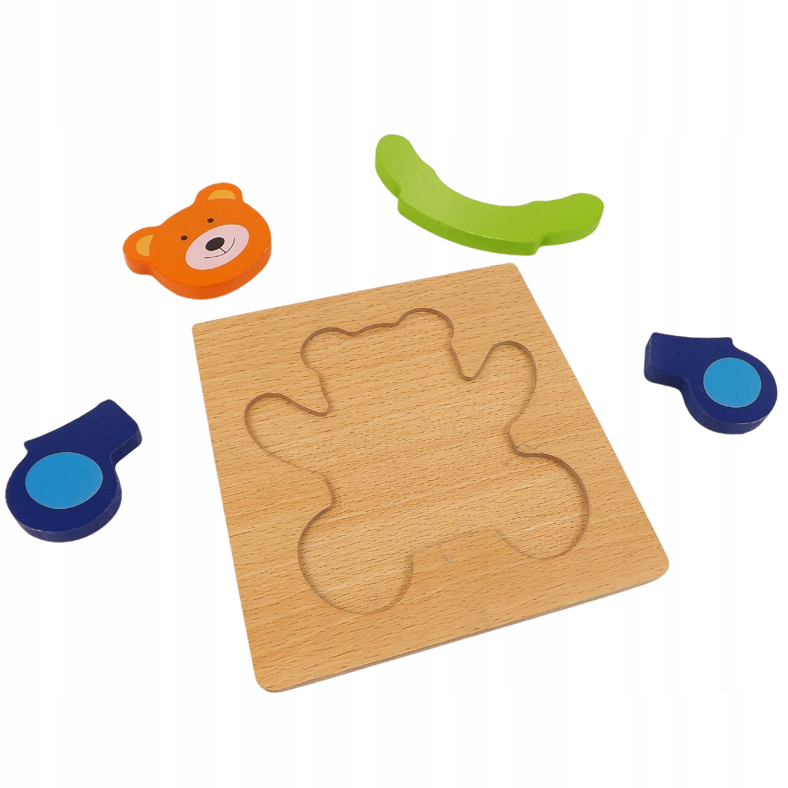 Puzzle drewniane edukacyjne klocki dla dzieci 15M EAN 5907508464745