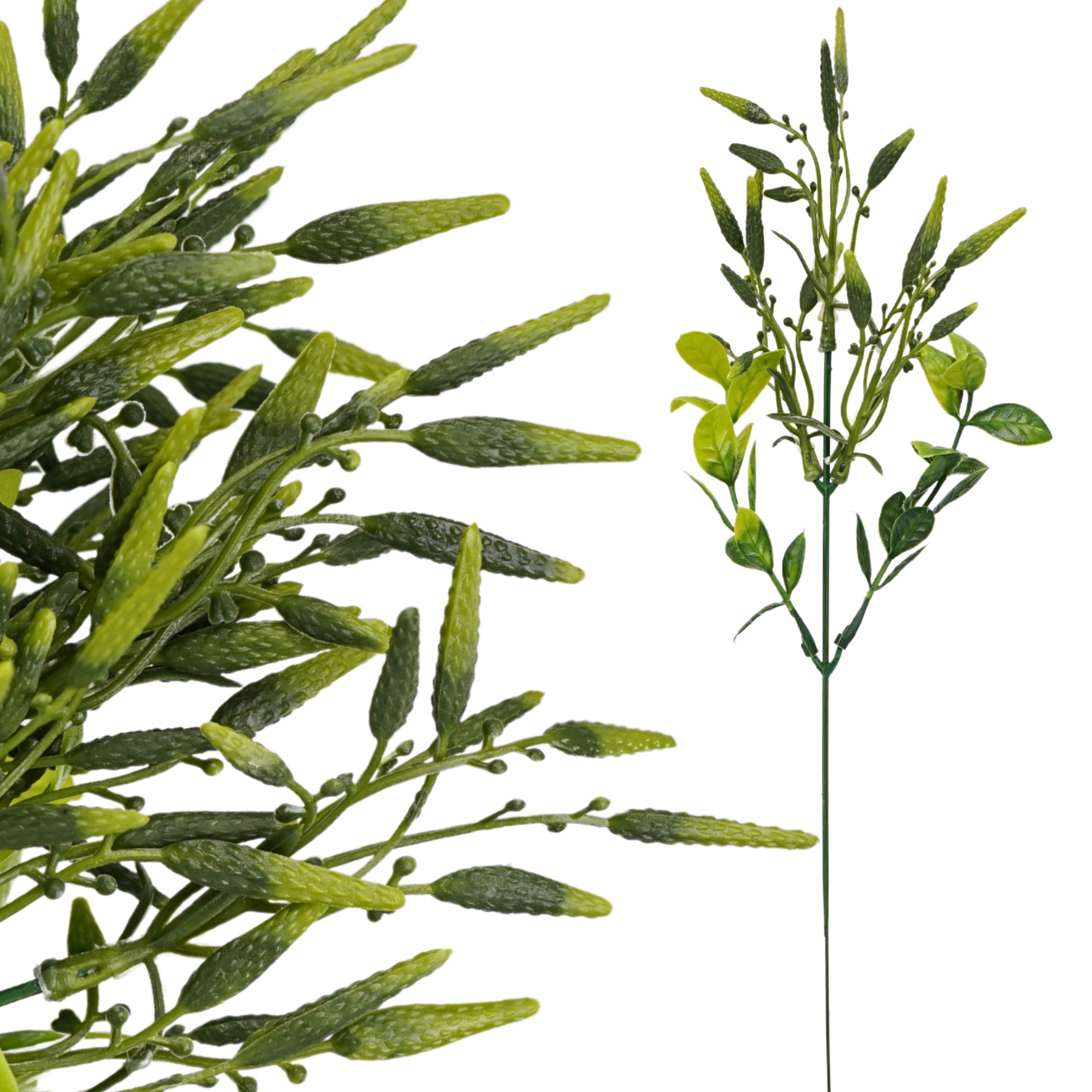 SZTUCZNE KWIATY GAŁĄZKA DODATEK DO STROIKÓW KOMPOZYCJI PIK 36cm WYPEŁNIACZ