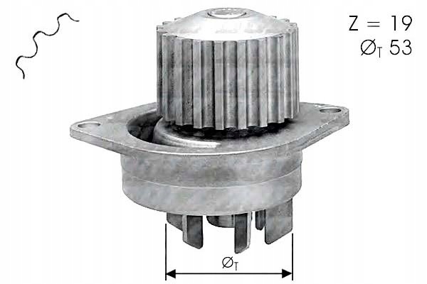 Dolz Čerpadlo Vody Citroen Peugeot Asistent řidiče #28