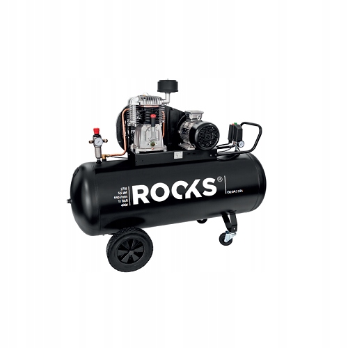 KOMPRESOR TŁOKOWY 270 L - 5,5 KM - 640 L/MIN - 11 BAR - 400V Marka Rooks